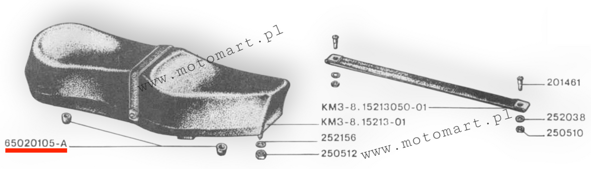 BUMPER OF THE TRUCK K750 MW Dniepr MT SEATS SOFA basket rubber ORIGINAL