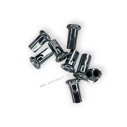 SZPRYCHY DNIEPR K-750 SZPRYCHA NYPEL KOŁO FELGA BIAŁE 120MM KOMPLET - 41szt